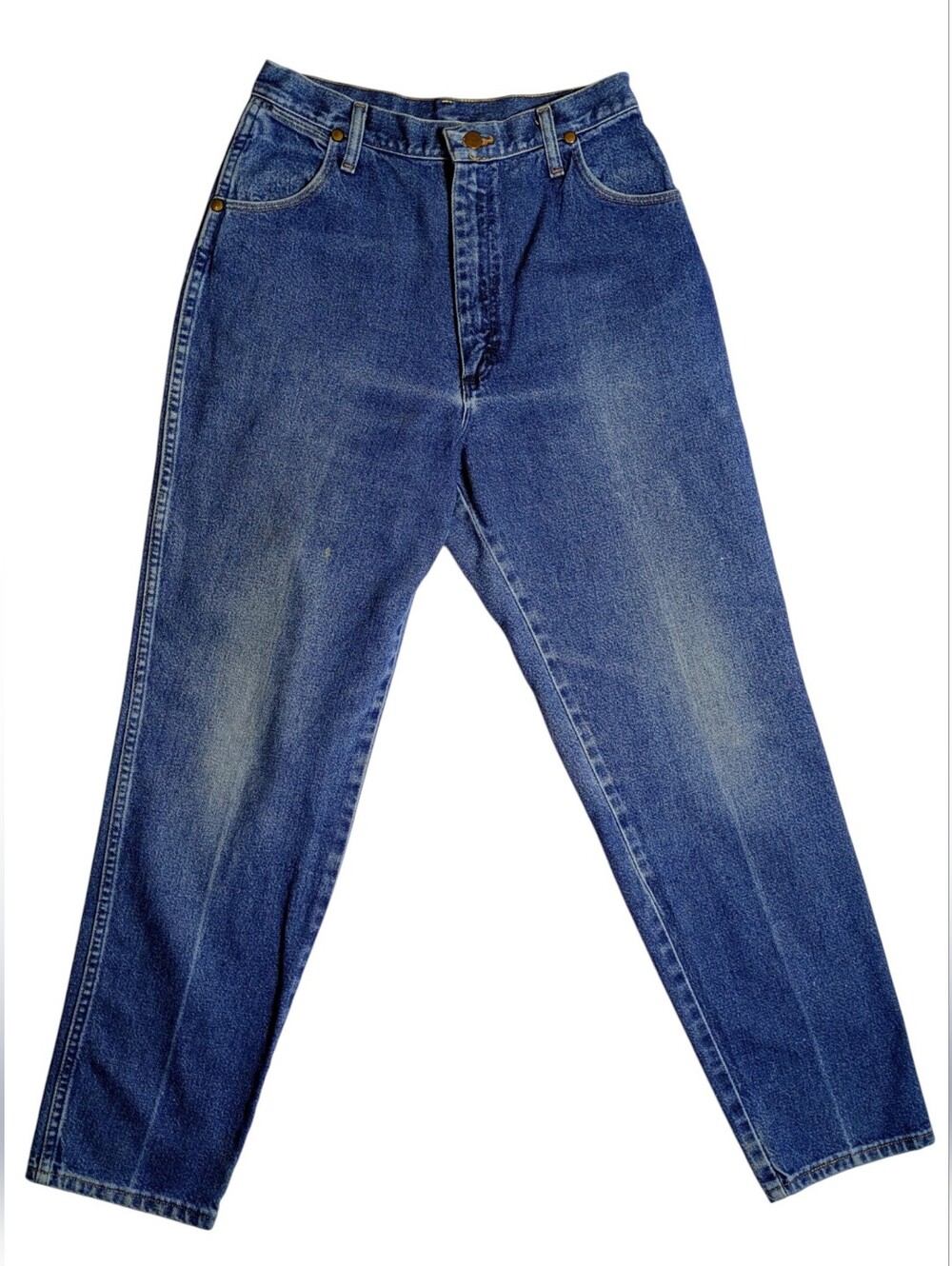Wrangler Classic High-Rise Blue Denim Jeans